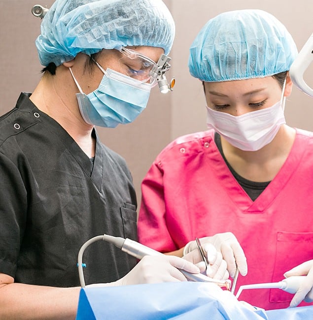 治療中の様子